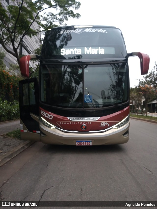 Santa Maria Fretamento e Turismo > Transportes Santa Maria(SP) 1500 na cidade de São Paulo, São Paulo, Brasil, por Agnaldo Penides. Número da foto: #10466268.