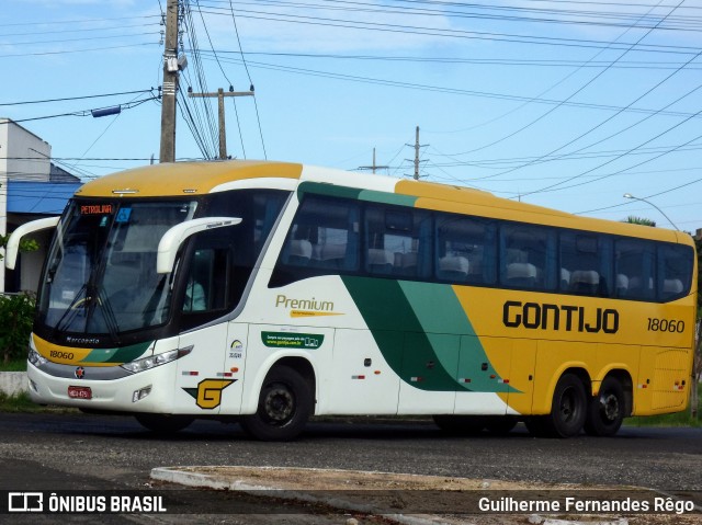 Empresa Gontijo de Transportes 18060 na cidade de Teresina, Piauí, Brasil, por Guilherme Fernandes Rêgo. ID da foto: 10467267.