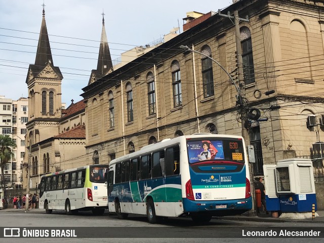 Viação Penha Rio B10537 na cidade de Rio de Janeiro, Rio de Janeiro, Brasil, por Leonardo Alecsander. ID da foto: 10468663.