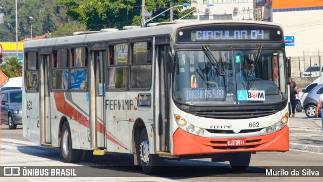 Viação Fervima 662 na cidade de Taboão da Serra, São Paulo, Brasil, por Murilo da Silva. ID da foto: 10466517.