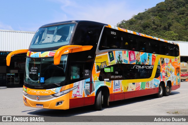 Viação Sampaio 13106 na cidade de Petrópolis, Rio de Janeiro, Brasil, por Adriano Duarte. Número da foto: #10466920.