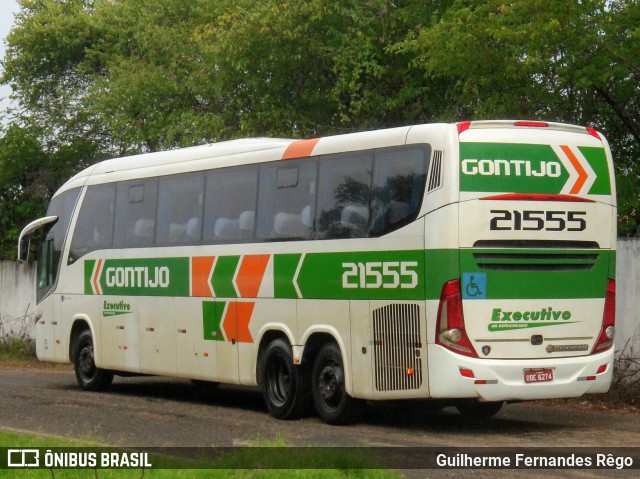 Empresa Gontijo de Transportes 21555 na cidade de Teresina, Piauí, Brasil, por Guilherme Fernandes Rêgo. ID da foto: 10467383.