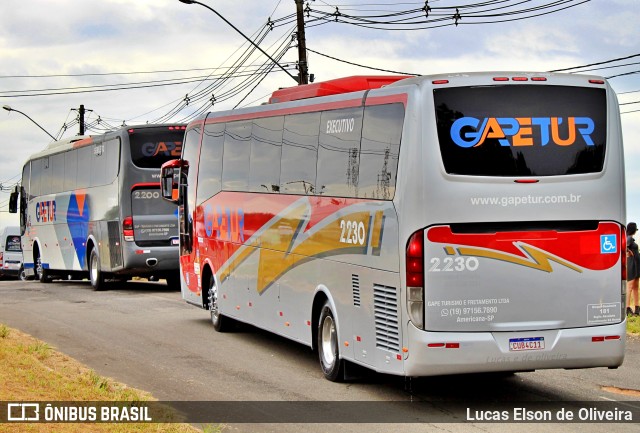 Gapetur - Gape Turismo e Fretamento 2230 na cidade de Alfenas, Minas Gerais, Brasil, por Lucas Elson de Oliveira. Número da foto: #10468170.