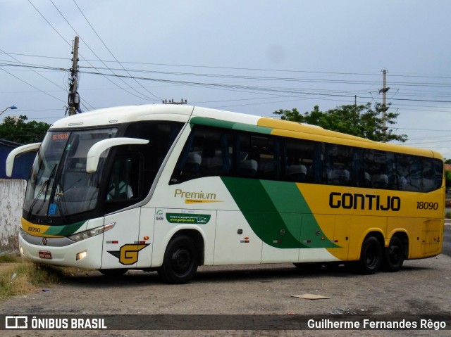 Empresa Gontijo de Transportes 18090 na cidade de Teresina, Piauí, Brasil, por Guilherme Fernandes Rêgo. ID da foto: 10467353.