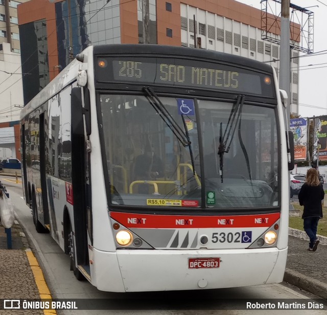 Next Mobilidade - ABC Sistema de Transporte 5302 na cidade de São Bernardo do Campo, São Paulo, Brasil, por Roberto Martins Dias. ID da foto: 10466406.