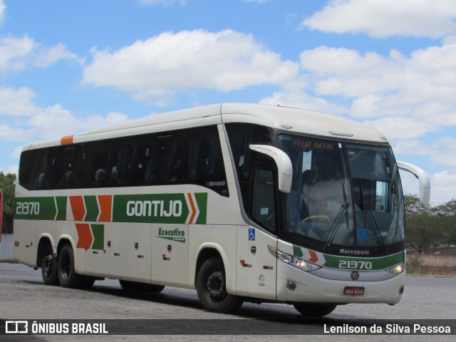 Empresa Gontijo de Transportes 21370 na cidade de Caruaru, Pernambuco, Brasil, por Lenilson da Silva Pessoa. Número da foto: #10468967.