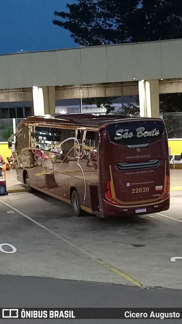 Viação São Bento Ribeirão Preto 22020 na cidade de Ribeirão Preto, São Paulo, Brasil, por Cicero Augusto. Número da foto: #10469966.