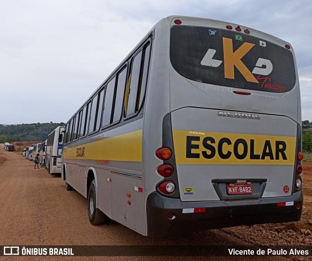 LKD Turismo 8482 na cidade de Lagoa Santa, Minas Gerais, Brasil, por Vicente de Paulo Alves. ID da foto: 10471825.