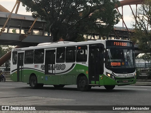 Expresso Real Rio RJ 133.008 na cidade de Rio de Janeiro, Rio de Janeiro, Brasil, por Leonardo Alecsander. Número da foto: #10469348.