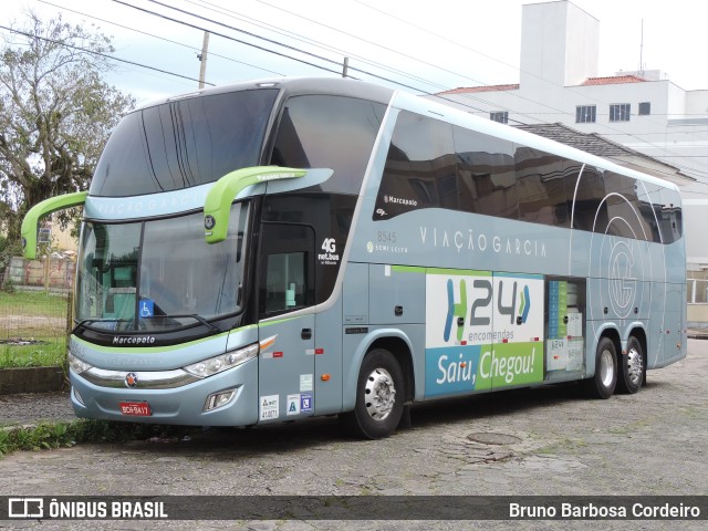 Viação Garcia 8545 na cidade de Florianópolis, Santa Catarina, Brasil, por Bruno Barbosa Cordeiro. Número da foto: #10471449.