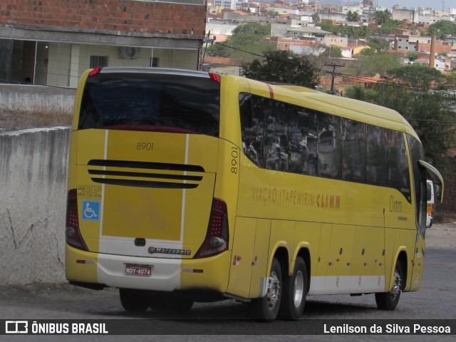 Viação Itapemirim 8901 na cidade de Caruaru, Pernambuco, Brasil, por Lenilson da Silva Pessoa. ID da foto: 10468960.