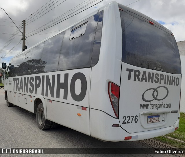 Trans Pinho Turismo 2276 na cidade de Rio Grande, Rio Grande do Sul, Brasil, por Fábio Oliveira. ID da foto: 10469937.