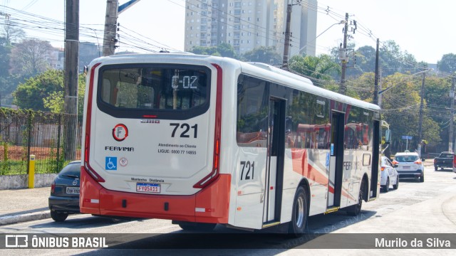 Viação Fervima 721 na cidade de Taboão da Serra, São Paulo, Brasil, por Murilo da Silva. Número da foto: #10469488.
