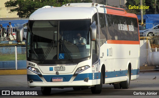 Expresso União 10384 na cidade de Goiânia, Goiás, Brasil, por Carlos Júnior. ID da foto: 10468722.