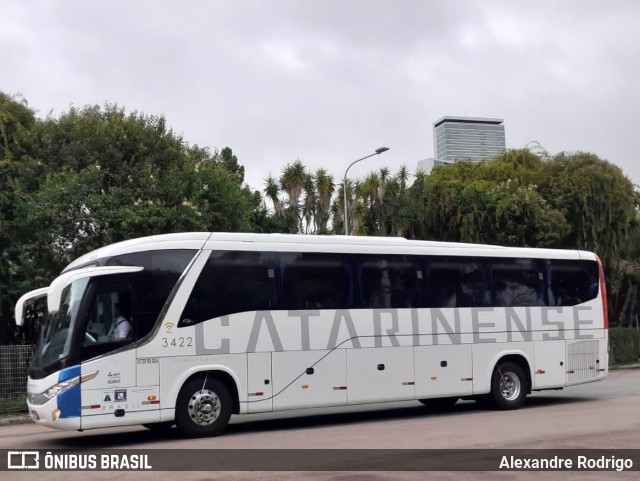 Auto Viação Catarinense 3422 na cidade de Curitiba, Paraná, Brasil, por Alexandre Rodrigo. Número da foto: #10469066.