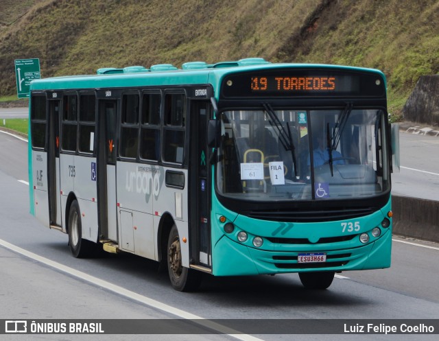 TUSMIL - Transporte Urbano São Miguel 735 na cidade de Juiz de Fora, Minas Gerais, Brasil, por Luiz Felipe Coelho. Número da foto: #10471487.