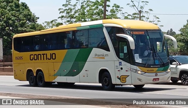 Empresa Gontijo de Transportes 18285 na cidade de Betim, Minas Gerais, Brasil, por Paulo Alexandre da Silva. ID da foto: 10469814.