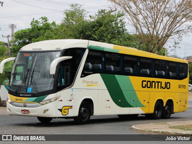 Empresa Gontijo de Transportes 18715 na cidade de Teresina, Piauí, Brasil, por João Victor. ID da foto: 10470436.