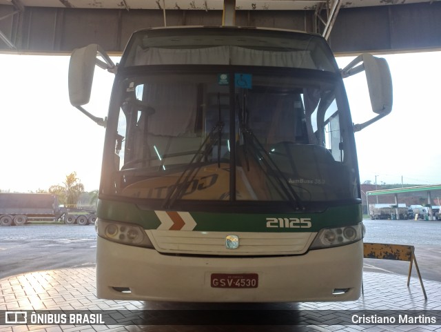 Empresa Gontijo de Transportes 21125 na cidade de Perdões, Minas Gerais, Brasil, por Cristiano Martins. ID da foto: 10471597.