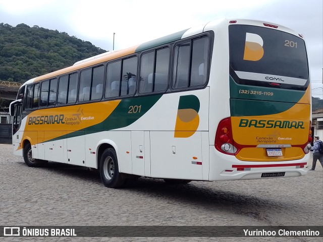 Viação Bassamar 201 na cidade de Juiz de Fora, Minas Gerais, Brasil, por Yurinhoo Clementino. ID da foto: 10472197.