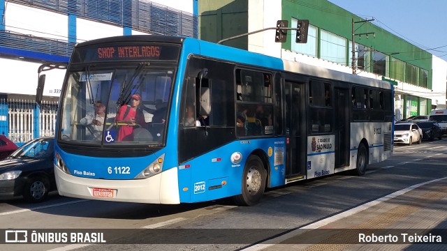 Viação Grajaú S.A. 6 1122 na cidade de São Paulo, São Paulo, Brasil, por Roberto Teixeira. ID da foto: 10474097.