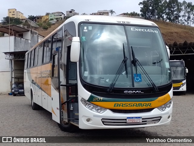 Viação Bassamar 201 na cidade de Juiz de Fora, Minas Gerais, Brasil, por Yurinhoo Clementino. ID da foto: 10472206.