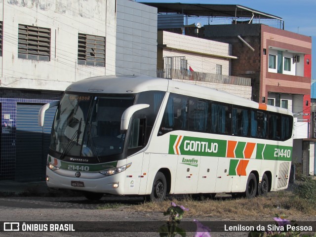 Empresa Gontijo de Transportes 21440 na cidade de Caruaru, Pernambuco, Brasil, por Lenilson da Silva Pessoa. Número da foto: #10472886.