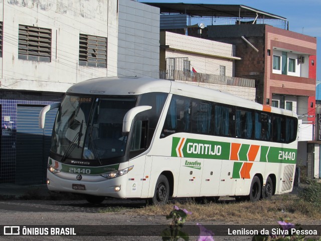 Empresa Gontijo de Transportes 21440 na cidade de Caruaru, Pernambuco, Brasil, por Lenilson da Silva Pessoa. ID da foto: 10472886.