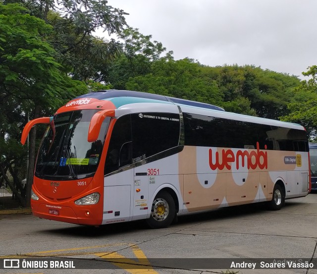 Nova Belga Transportadora Turística 3051 na cidade de São Paulo, São Paulo, Brasil, por Andrey  Soares Vassão. Número da foto: #10474317.
