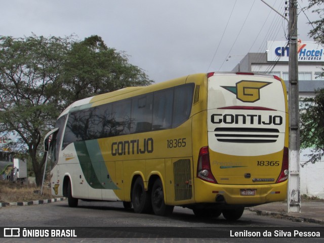 Empresa Gontijo de Transportes 18365 na cidade de Caruaru, Pernambuco, Brasil, por Lenilson da Silva Pessoa. ID da foto: 10472627.