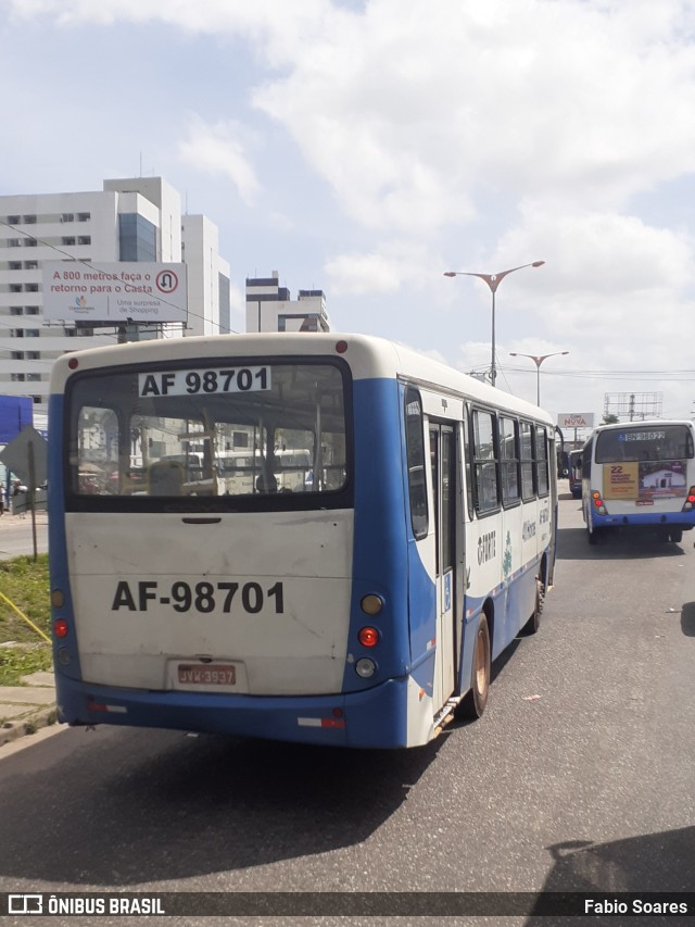 Viação Forte AF-98701 na cidade de Belém, Pará, Brasil, por Fabio Soares. Número da foto: #10472107.