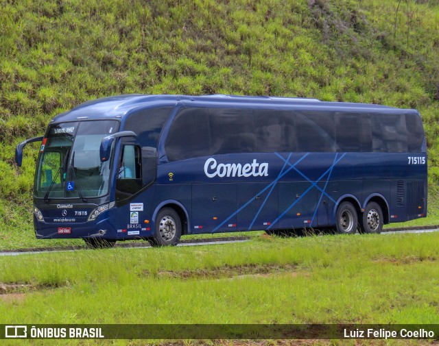 Viação Cometa 715115 na cidade de Juiz de Fora, Minas Gerais, Brasil, por Luiz Felipe Coelho. ID da foto: 10472840.