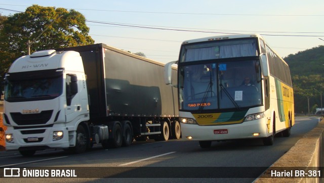 Empresa Gontijo de Transportes 20015 na cidade de Itatiaiuçu, Minas Gerais, Brasil, por Hariel BR-381. ID da foto: 10473674.