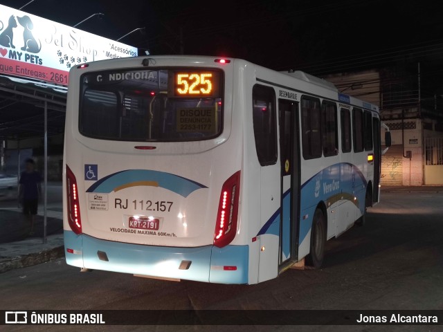 Auto Viação Vera Cruz - Belford Roxo RJ 112.157 na cidade de Belford Roxo, Rio de Janeiro, Brasil, por Jonas Alcantara. ID da foto: 10472560.