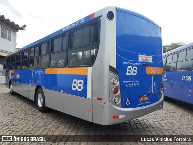 BB Transportes e Turismo 5843 na cidade de Jandira, São Paulo, Brasil, por Lucas Vinicius Ferreira. Número da foto: #10474114.
