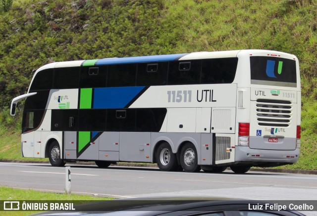 UTIL - União Transporte Interestadual de Luxo 11511 na cidade de Juiz de Fora, Minas Gerais, Brasil, por Luiz Felipe Coelho. ID da foto: 10472834.