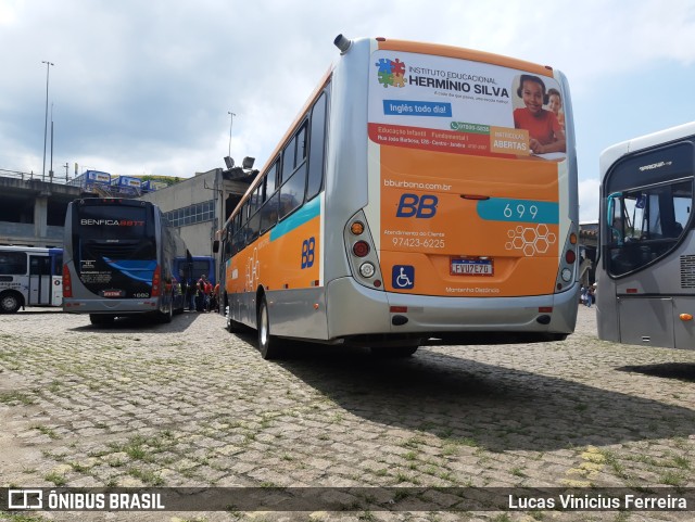 BB Transportes e Turismo 00699 na cidade de Jandira, São Paulo, Brasil, por Lucas Vinicius Ferreira. Número da foto: #10474098.
