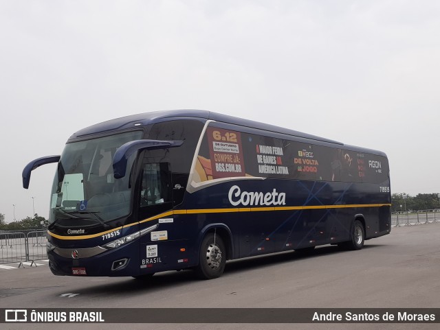 Viação Cometa 719515 na cidade de São Paulo, São Paulo, Brasil, por Andre Santos de Moraes. ID da foto: 10473550.