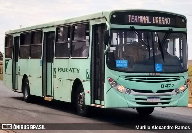 Viação Paraty 8477 na cidade de Jaú, São Paulo, Brasil, por Murillo Alexandre Ramos. Número da foto: #10473669.