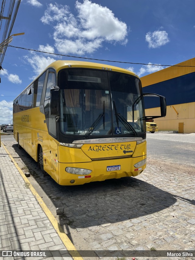 Agreste Tur - Agreste Transporte e Turismo 002 na cidade de Nova Cruz, Rio Grande do Norte, Brasil, por Marco Silva. ID da foto: 10472125.