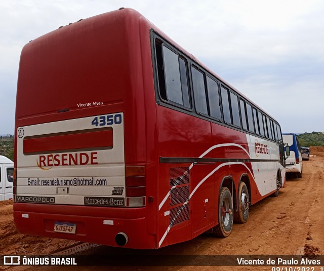 Resende Turismo 4350 na cidade de Lagoa Santa, Minas Gerais, Brasil, por Vicente de Paulo Alves. ID da foto: 10473510.