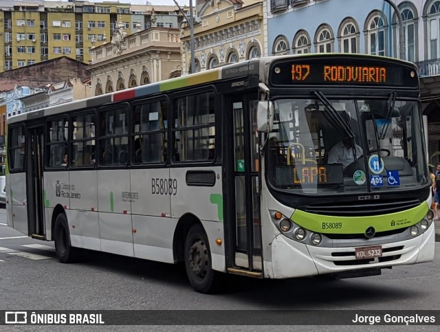 Viação Nossa Senhora de Lourdes B58089 na cidade de Rio de Janeiro, Rio de Janeiro, Brasil, por Jorge Gonçalves. ID da foto: 10475485.