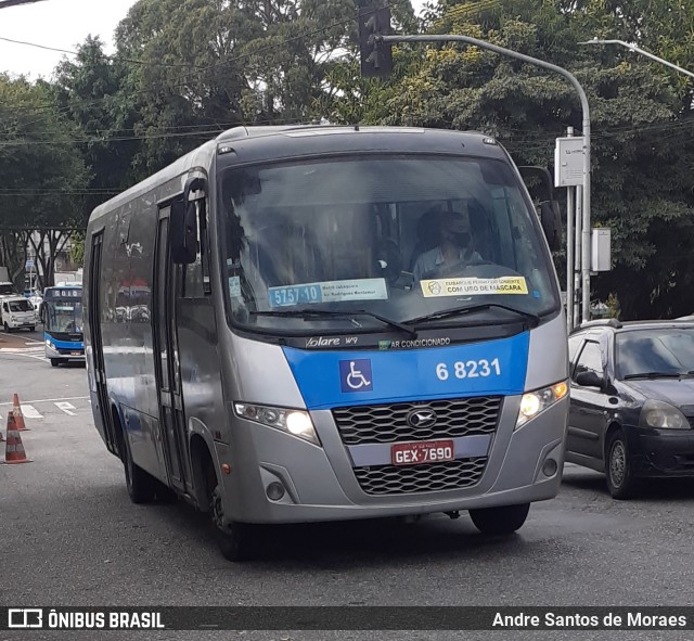 Cooper Líder > A2 Transportes 6 8231 na cidade de São Paulo, São Paulo, Brasil, por Andre Santos de Moraes. ID da foto: 10476698.