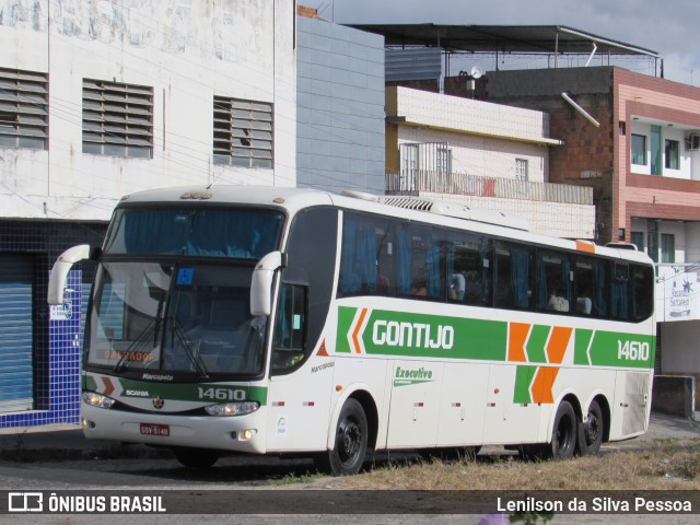 Empresa Gontijo de Transportes 14610 na cidade de Caruaru, Pernambuco, Brasil, por Lenilson da Silva Pessoa. ID da foto: 10475516.