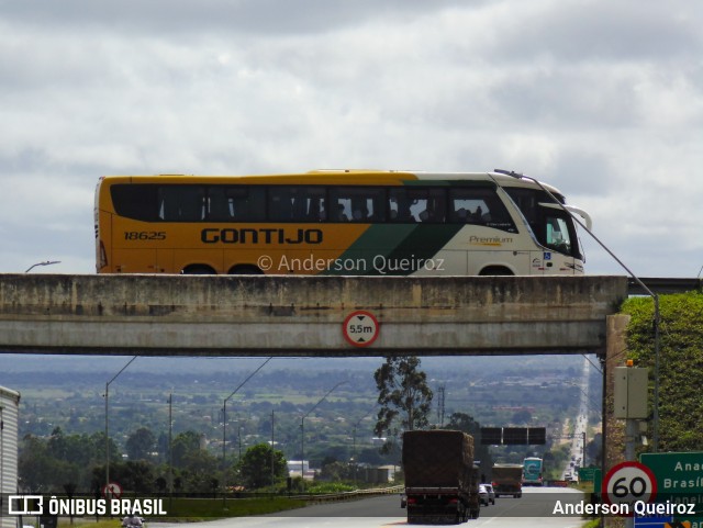 Empresa Gontijo de Transportes 18625 na cidade de Vitória da Conquista, Bahia, Brasil, por Anderson Queiroz. ID da foto: 10476535.