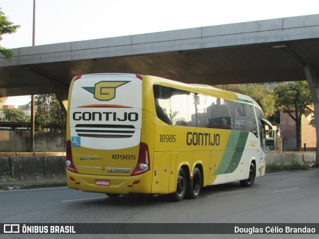 Empresa Gontijo de Transportes 18985 na cidade de Belo Horizonte, Minas Gerais, Brasil, por Douglas Célio Brandao. ID da foto: 10475770.