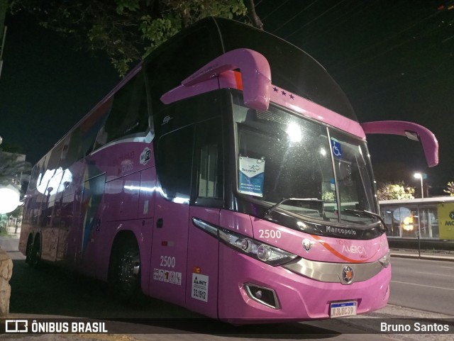 Nova América Turismo 2500 na cidade de Belo Horizonte, Minas Gerais, Brasil, por Bruno Santos. Número da foto: #10476459.