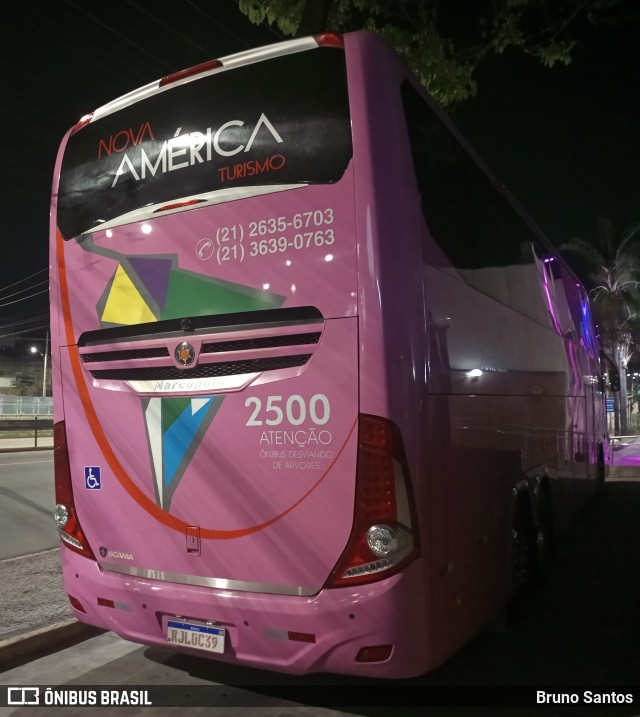 Nova América Turismo 2500 na cidade de Belo Horizonte, Minas Gerais, Brasil, por Bruno Santos. Número da foto: #10476465.