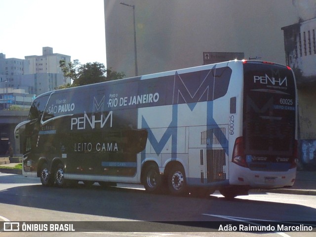 Empresa de Ônibus Nossa Senhora da Penha 60025 na cidade de Belo Horizonte, Minas Gerais, Brasil, por Adão Raimundo Marcelino. Número da foto: #10476999.