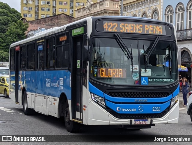Transurb C72131 na cidade de Rio de Janeiro, Rio de Janeiro, Brasil, por Jorge Gonçalves. Número da foto: #10475486.